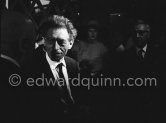 Alberto Giacometti at the inauguration of the the Fondation Maeght in Saint-Paul-de-Vence 1964. - Photo by Edward Quinn