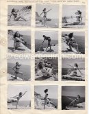 Christiane Govy. Ballet dancer of Nice Opera. Nice 1951. Contact prints. Photos from original negatives available. - Photo by Edward Quinn
