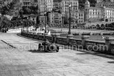 Peter Whitehead, (28) on Ferrari 125. Monaco Grand Prix 1950. - Photo by Edward Quinn