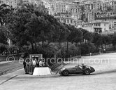 Luigi Villoresi, (38) Ferrari 125. The bend at the Gazomètre. Monaco Grand Prix 1950. - Photo by Edward Quinn