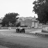 Tony Crook, (28) Frazer Nash Le Mans Replica Mk II. Monaco Grand Prix 1952, transformed into a race for sports cars. This was a two day event, the Sunday for the up to 2 litres (Prix de Monte Carlo), the Monday for the bigger engines, (Monaco Grand Prix). - Photo by Edward Quinn