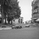 Franco Bordoni, (34) Osca MT4 1350, Robert Manzon, (14) winner of the race, Gordini T15S. Monaco Grand Prix 1952, transformed into a race for sports cars. This was a two day event, the Sunday for the up to 2 litres (Prix de Monte Carlo), the Monday for the bigger engines, (Monaco Grand Prix). - Photo by Edward Quinn