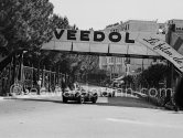 Moss, (78) Jaguar C, Manzon, (56) Simca Gordini T155. Monaco Grand Prix 1952, transformed into a race for sports cars. This was a two day event, the Sunday for the up to 2 litres (Prix de Monte Carlo), the Monday for the bigger engines, (Monaco Grand Prix). - Photo by Edward Quinn