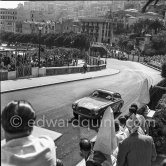 Jean Lucas, (58) Ferrari 225S. Monaco Grand Prix 1952, transformed into a race for sports cars. This was a two day event, the Sunday for the up to 2 litres (Prix de Monte Carlo), the Monday for the bigger engines, (Monaco Grand Prix). - Photo by Edward Quinn