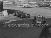 Jean Behra, (34) Maserati 250F and Alberto Ascari, (26) Lancia D50. Monaco Grand Prix 1955. - Photo by Edward Quinn