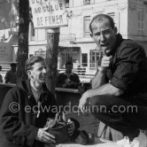 Tony Brooks and Stirling Moss. Monaco Grand Prix 1957. - Photo by Edward Quinn