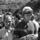 Driver's briefing, Stirling Moss, Wolfgang von Trips. Monaco Grand Prix 1957. - Photo by Edward Quinn