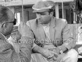 Juan Manuel Fangio, winner of the race. Monaco Grand Prix 1957. - Photo by Edward Quinn
