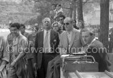 Founders of B.R.M. Raymond Mays (left) and Peter Berthon. Monaco Grand Prix 1959. - Photo by Edward Quinn