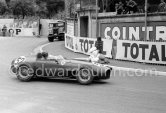 Cliff Allison, (52) Ferrari Dino 156, at the Gasometer. Monaco Grand Prix 1959. - Photo by Edward Quinn