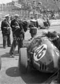 (46) Ferrari Dino 246 of Jean Behra. Monaco Grand Prix 1959. - Photo by Edward Quinn