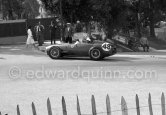 Wrong direction: Phil Hill, (40) Ferrari Dino 246. Monaco Grand Prix 1959. - Photo by Edward Quinn