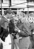 Henri Grandsire, (140) Stanguellini, and Louis Chiron. Grand Prix Monaco Junior 1960. Grandsire played Michel Vaillant in the series of l'ORTF. - Photo by Edward Quinn