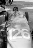 Colin Davis, (126) Osca. Grand Prix Monaco Junior 1960. - Photo by Edward Quinn