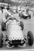 Geoff Duke, (98) Gemini, Ed Crawford (92) on Elva-DKW. Grand Prix Monaco Junior 1960. - Photo by Edward Quinn