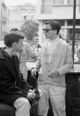 Chris Bristow and Tony Brooks. Monaco Grand Prix 1960. - Photo by Edward Quinn