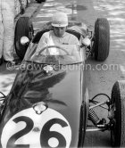 John Surtees, (26) Lotus 18. Monaco Grand Prix 1960. - Photo by Edward Quinn