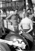 Brian Naylor, (20) JBW Maserati, not qualified. Monaco Grand Prix 1960. - Photo by Edward Quinn
