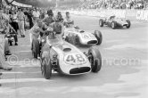 The much awaited Scarab cars appear for the first time in Europe. Lance Reventlow, the driver-owner-constructor, prepares for trial laps. Monaco Grand Prix 1960. - Photo by Edward Quinn