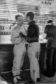 Innes Ireland and Olivier Gendebien. Monaco Grand Prix 1961. - Photo by Edward Quinn