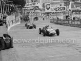 Joakim Bonnier, (2) Porsche F2-718, John Surtees (28), Lola Mk4, Tony Maggs, (16) Cooper T55. Monaco Grand Prix 1962. - Photo by Edward Quinn