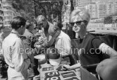 Jim Clark and Colin Chapman (right), founder of Lotus Cars. Monaco Grand Prix 1963. - Photo by Edward Quinn