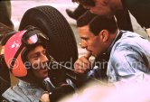 Peter Arundell and Jim Clark. Monaco Grand Prix 1964. - Photo by Edward Quinn