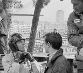 Jim Clark, Jackie Stewart, Colin Chapman. Monaco Grand Prix 1964. - Photo by Edward Quinn
