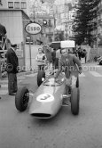 Bernard Collomb, (3) Lotus 24. Monaco Grand Prix 1964. - Photo by Edward Quinn