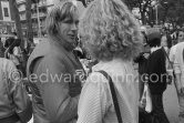 James Hunt as well as being a favourite with the race fans, is also a great favourite of the girls. Monaco Grand Prix 1978. - Photo by Edward Quinn
