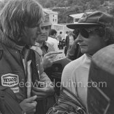 Jams Hunt and Niki Lauda. Monaco Grand Prix 1978. - Photo by Edward Quinn