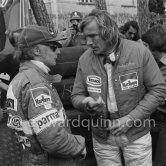 Jams Hunt and Niki Lauda. Monaco Grand Prix 1978. - Photo by Edward Quinn