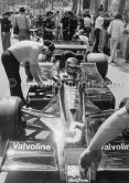 Mario Andretti. On the left Colin Chapman. Monaco Grand Prix 1978. - Photo by Edward Quinn