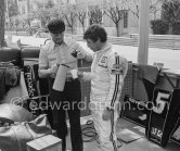 Colin Chapman, founder of Lotus Cars and Mario Andretti. Monaco Grand Prix 1978. - Photo by Edward Quinn