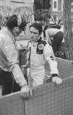 Patrick Depailler and to the left Ken Tyrell. Monaco Grand Prix 1978. - Photo by Edward Quinn