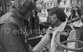 Jacques Laffitte and James Hunt. Monaco Grand Prix 1978. - Photo by Edward Quinn