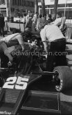 Héctor Rebaque, (25) Lotus 78. Monaco Grand Prix 1978. - Photo by Edward Quinn