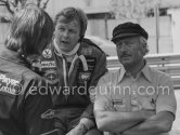 Ronnie Peterson and Colin Chapman. Monaco Grand Prix 1978. - Photo by Edward Quinn