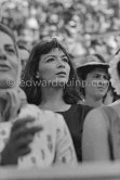 Juliette Gréco at a bullfight, Arles 1960. - Photo by Edward Quinn