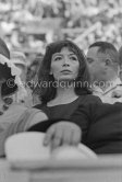 Juliette Gréco at a bullfight, Arles 1960. - Photo by Edward Quinn