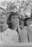 Juliette Gréco at a bullfight, Arles 1960. - Photo by Edward Quinn