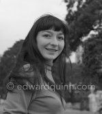 Juliette Gréco in front of the Hotel Negresco. Nice 1953. - Photo by Edward Quinn