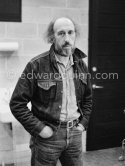 Richard Hamilton, "Inventor of Pop Art" at his studio. London 1977. - Photo by Edward Quinn