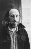 Richard Hamilton, "Inventor of Pop Art" at his studio. London 1977. - Photo by Edward Quinn