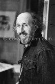 Richard Hamilton, "Inventor of Pop Art" at his studio. London 1977. - Photo by Edward Quinn