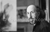 Richard Hamilton, "Inventor of Pop Art" at his studio. London 1977. - Photo by Edward Quinn