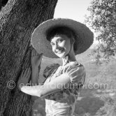 Audrey Hepburn before she found fame, visiting the medieval village of Eze, near Monaco 1951. - Photo by Edward Quinn
