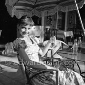 Audrey Hepburn before she found fame, visiting the medieval village of Eze, near Monaco 1951. - Photo by Edward Quinn