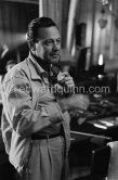 William Holden during filming of "Bonjour Tristesse". Cannes 1957. - Photo by Edward Quinn