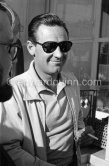 William Holden during filming of "Bonjour Tristesse". Cannes 1957. - Photo by Edward Quinn